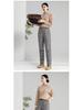 2026 Winter Women's Windproof Down Pants: Warm, Thick, Straight-Leg Outdoor Wear for Middle-Aged and Elderly
