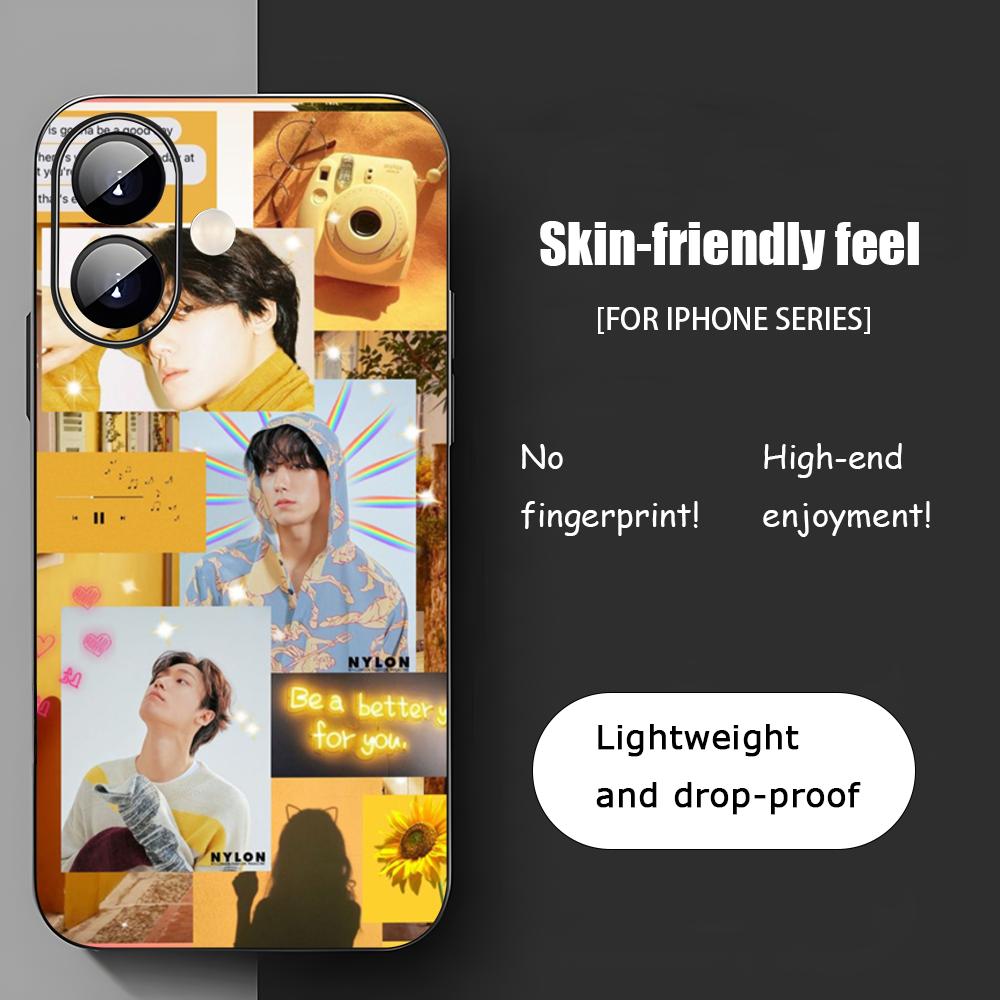Popular Star L-lee Do H-yun Phone Case For iPhone 17 16 15 14 13 12 11 X XR XS 8 Plus Mini Pro Max Soft black Shockproof Cover