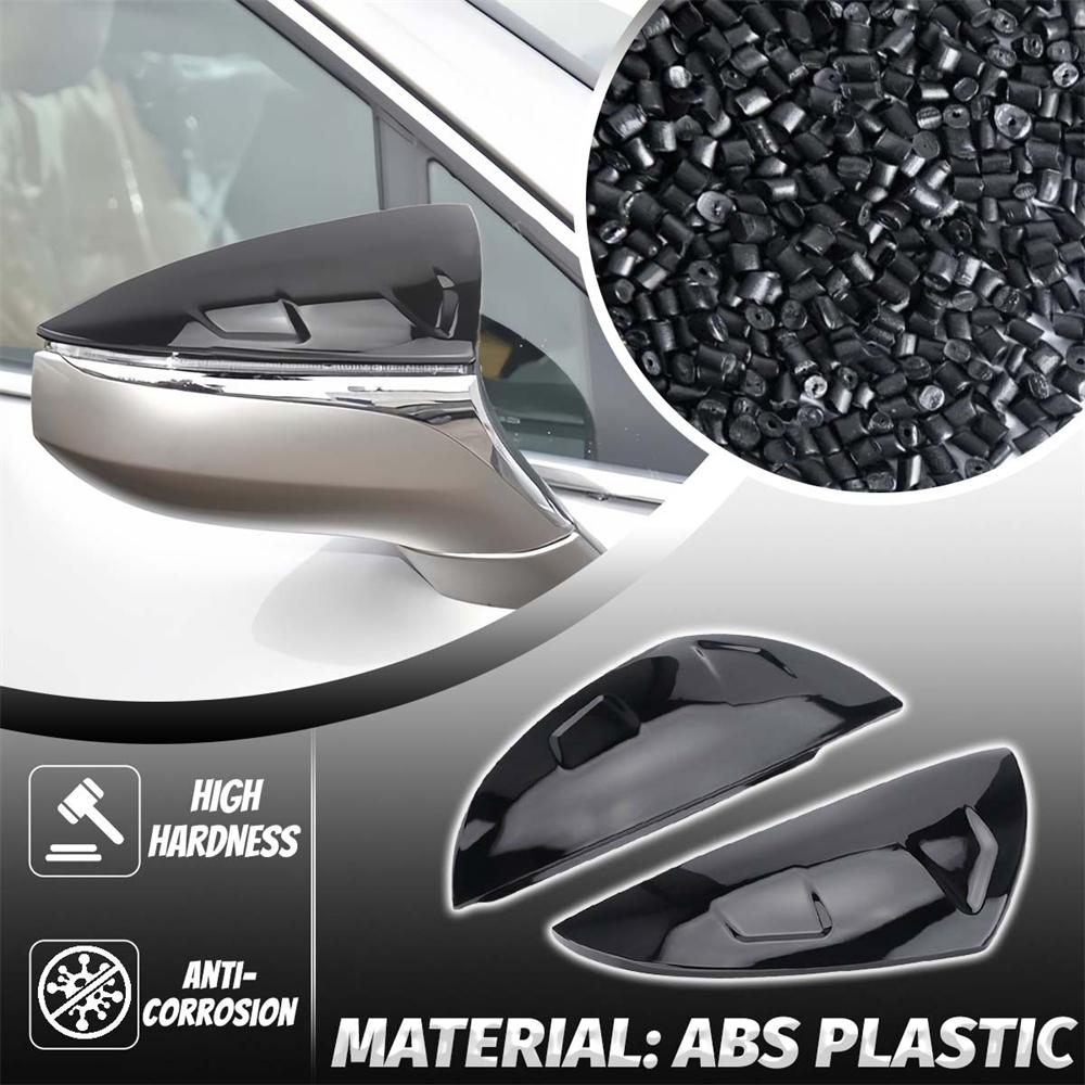 2pcs M STYLE Mirror Cover Caps Replacement For LEXUS IS ES RC LS UX Gloss Black