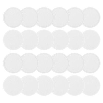 24 Stück Wiederverwendbare Monotub Filter Scheiben 2,95 Zoll Durchmesser Klebende Rückseite Einfache Installation Pilz Fruchtungs Kammer
