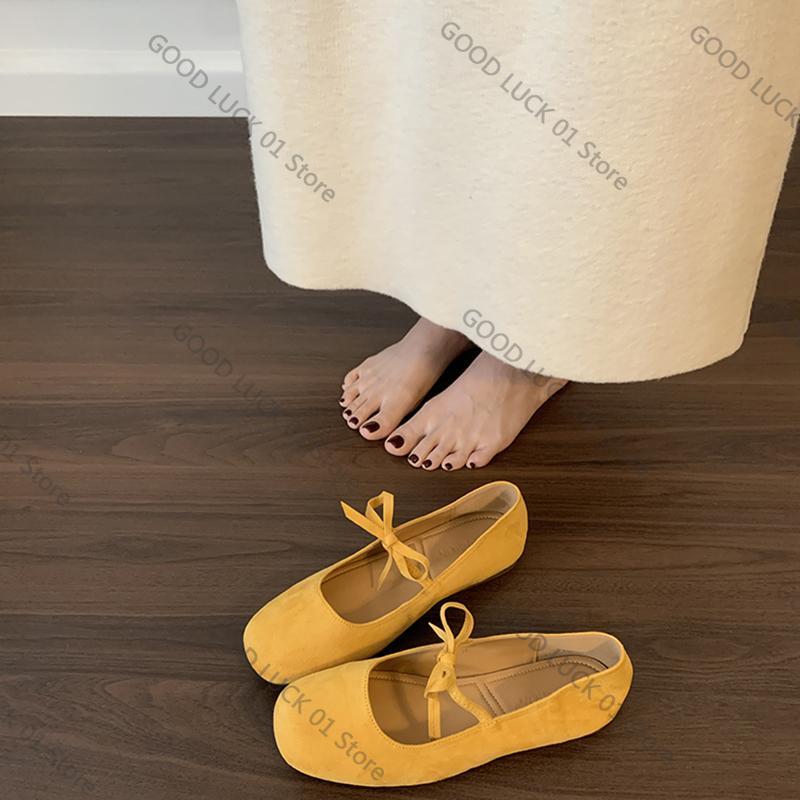 Fashion 2025  Spring Autumn Women Flats Round Toe Shallow Slip On Ladies Casual Ballet Shoes Eelgant Dress Shoes