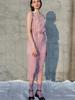 Sorry, Too Much Love Rosalie Pleats Chiffon Dress_Pink