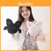 Adorable Halloween Bat Plush Toy Soft Dark-themed Devil Doll For Spooky Decor