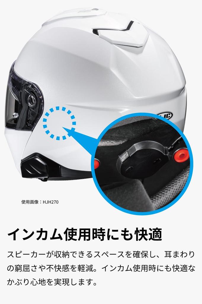 HJC HELMETS Motorcycle Helmet System Full Face Open Face Sun Visor Ventilation Internal Removable Intercom Compatible SMART HJC i91 Caste HJH272 BLACK