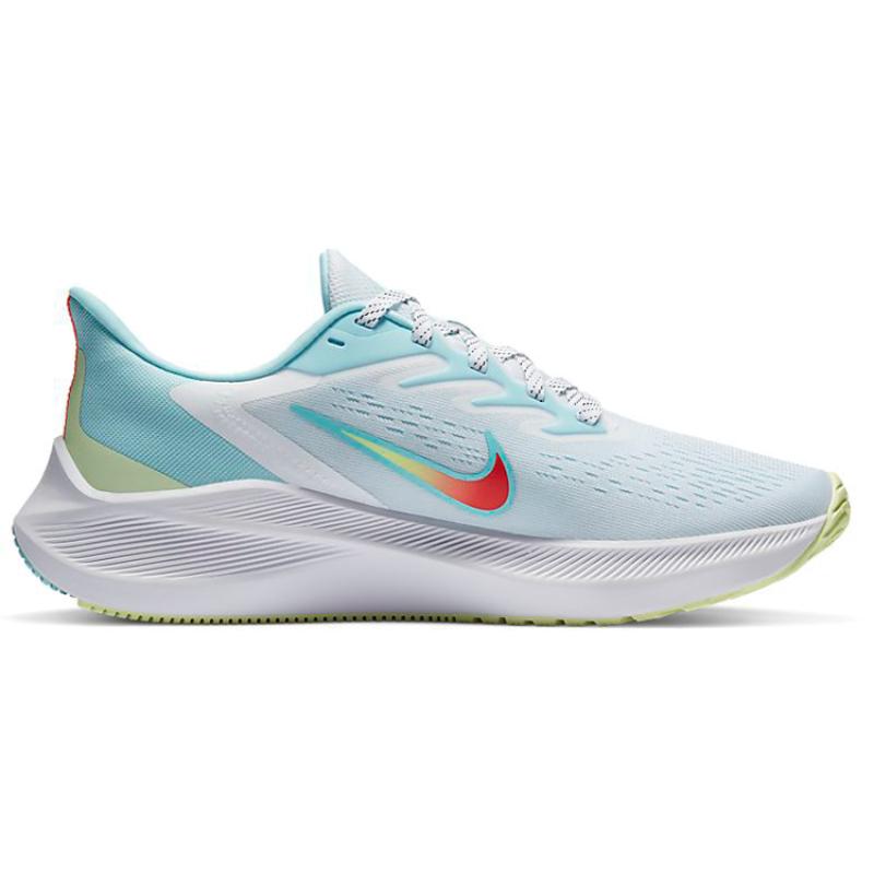 Nike Air Zoom Winflo 7 White Glacier Ice Women's Sneakers CJ0302-101