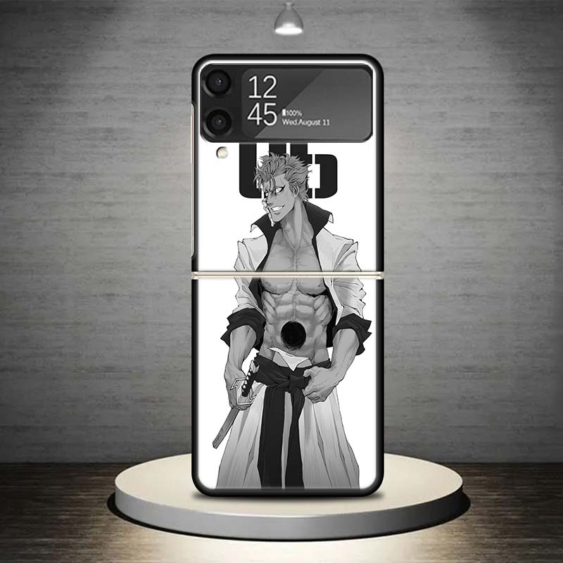 Grimmjow 6 Bleach Phone Case For Samsung Galaxy Z Flip 7 6 5 4 3 5G Shockproof Cover Z Flip7 Flip6 ZFlip5 Flip3 Flip4 Luxury She