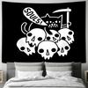 Gothic Tapestry Black Cat Halloween Decor Room Divider Wall Hanging Spooky Home Decor Witchy Aesthetic Room Decor Dark Academia