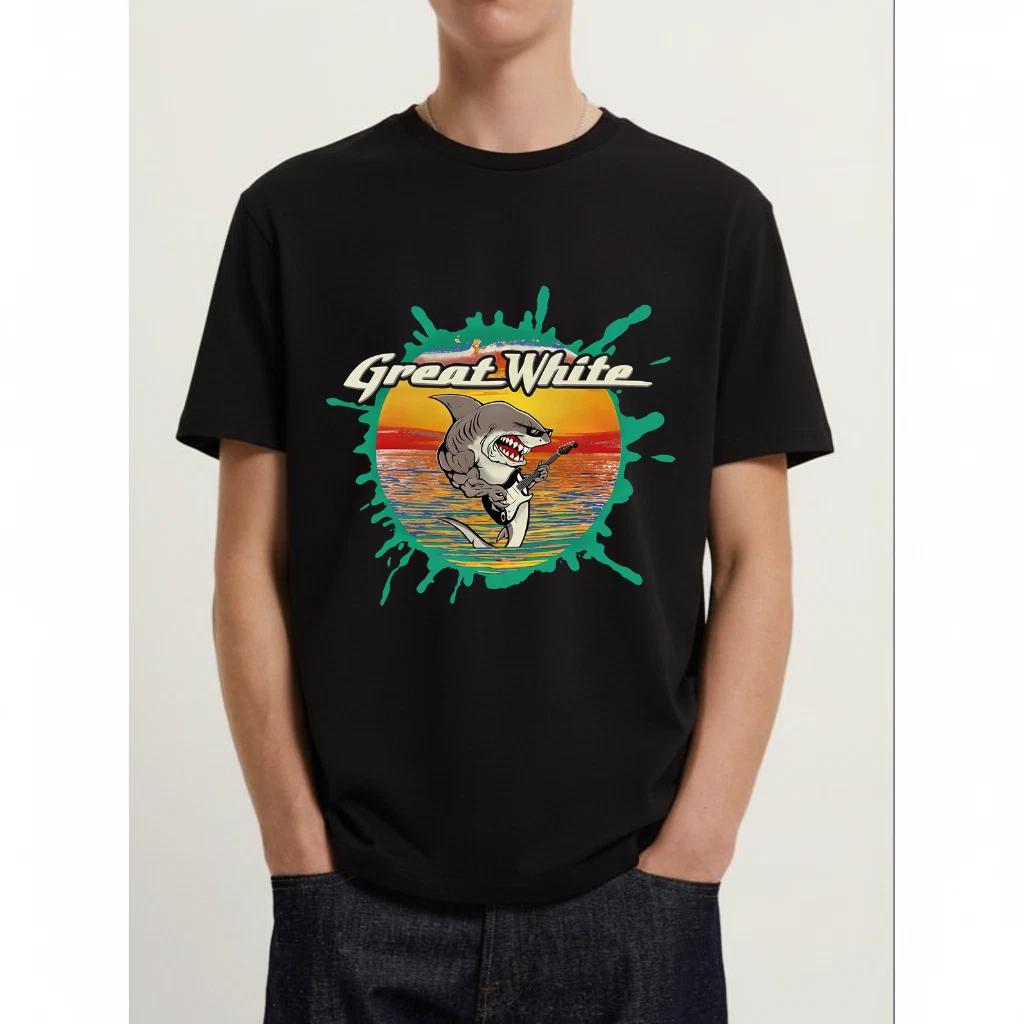 Rare Great White Band Collection T-Shirt (Size S–5XL) S