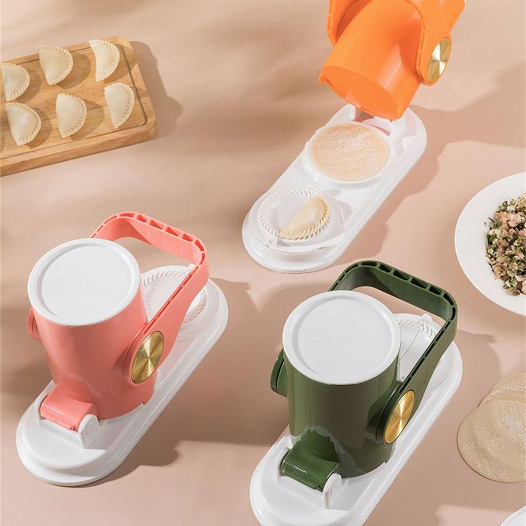DIY Dumpling Wrapper Artifact Plastic Manual Wrapper Making Mold Dough Pressing Tool Baking Pastry Dumpling Maker Gadget