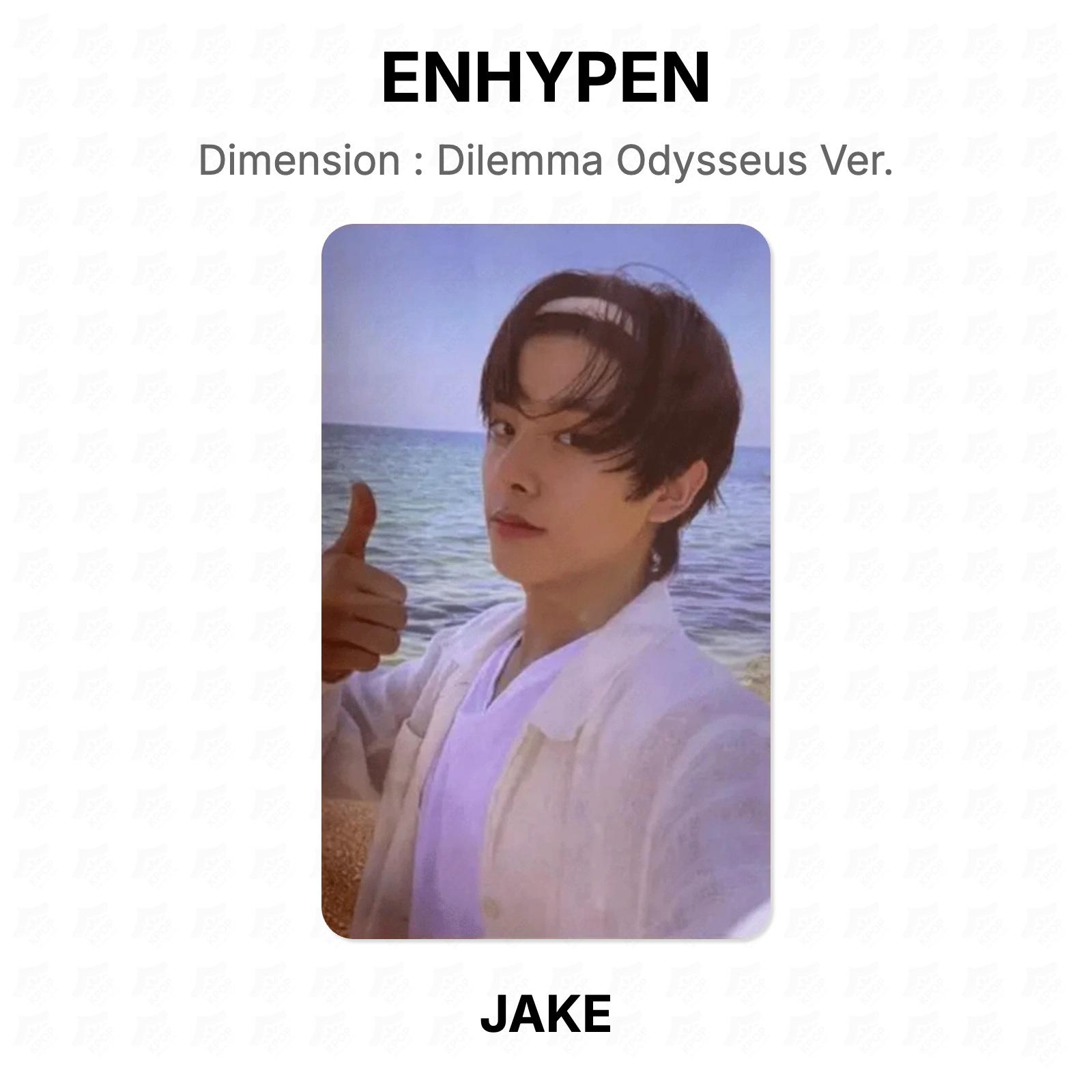 ENHYPEN Dimension : Dilemma Odysseus Ver. Official Photocard JAKE
