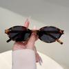 Vintage Fashion Oval Frame Sunglasses Trend Versatile Anti-Glare Sunglasses Unisex
