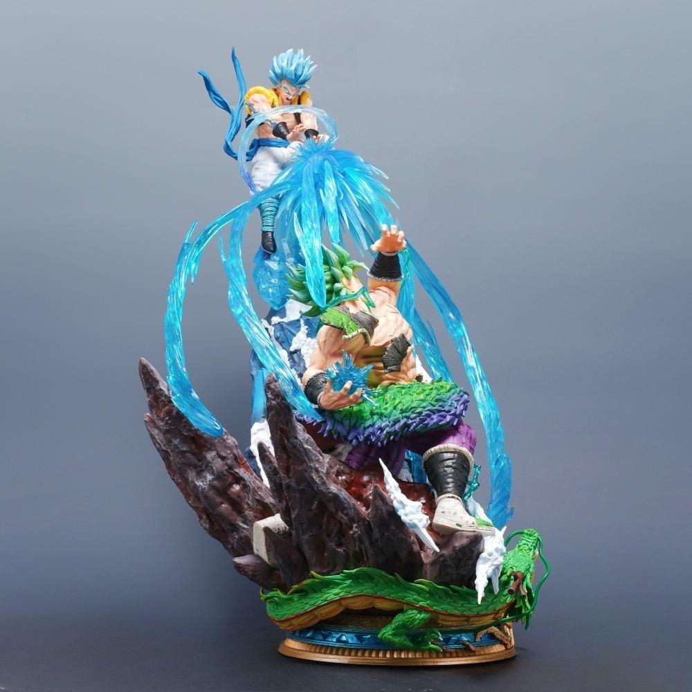 50cm/19.69in Animation Dragon Sphere Figure Gogeta VS Broli Action Figures Polyvinyl Chloride Statue Tabletop Ornamen Collector Miniature Playthings
