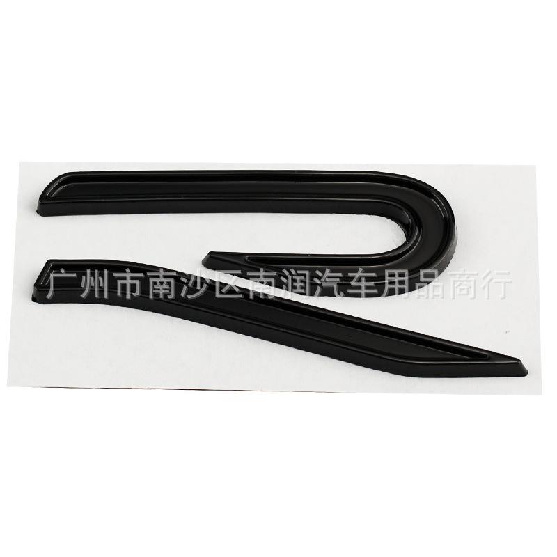 Alloy Car Front Grille Emblem Rear Trunk Sticker for Volkswagen VW New R Rline Badge GTI BORA GOLF PASSAT Polo SCIROCCO T-ROC
