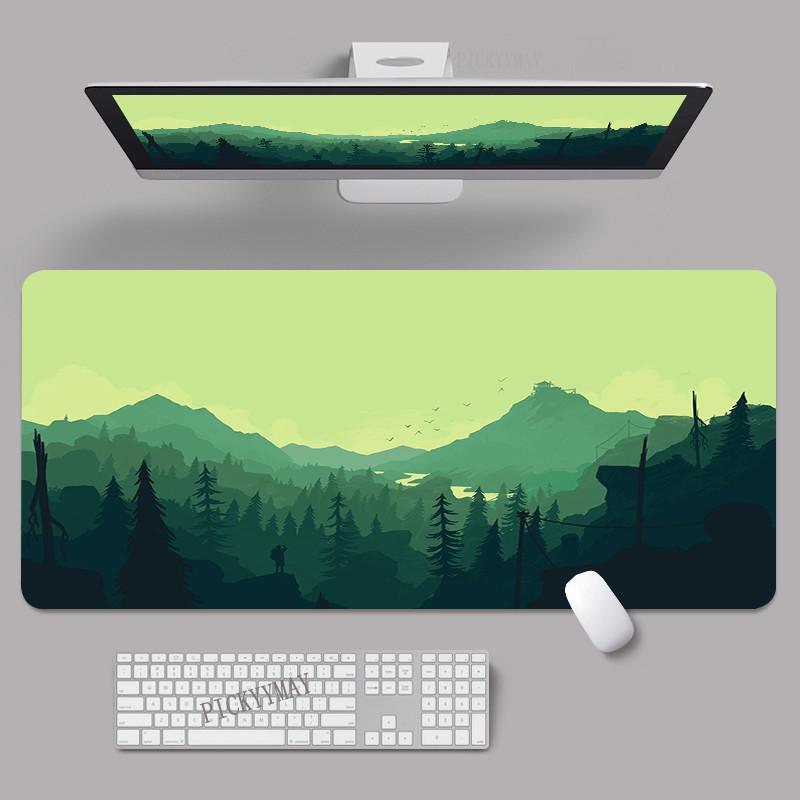 Mouse Pads Design Forest Firewatch Gaming Mousepads Xcm Large Mousepad Gamer Rubber Mat Company Desk Pad Design For Gift