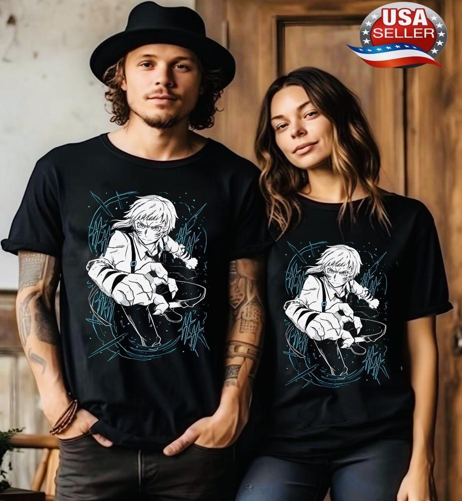 

Bungou Stray Dogs T-Shirt,Dazai,Chuuya,Nakajima Atsushi,Akutagawa Shirt All Size XL