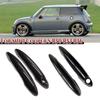 2 Pcs Black or Carbon Fiber Door Handle Cover for Mini Cooper S R50 R52 R53 R55 R56 R57 R58 R59 R61 for BMW Mini Gen 2 R56