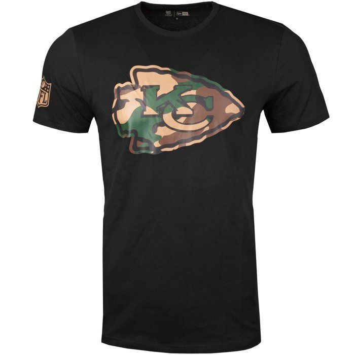 New Era Football Fan Shirt - NFL Teams noir / wood camo