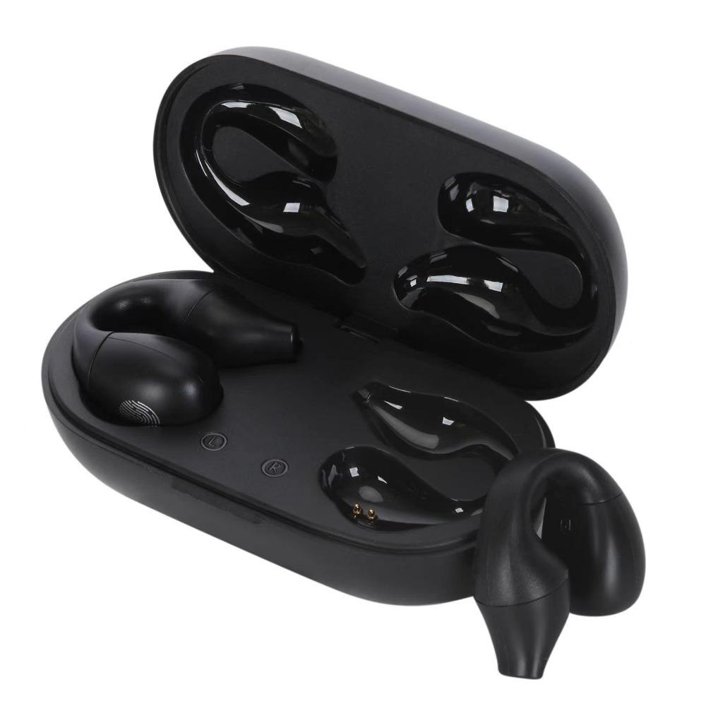 Kabelloses Ohrclip-Headset, Mini-BT-Headset zum Radfahren, Fahren und Laufen, Design mit offenem Ohr, Digitalanzeige, HiFi-Klangqualität