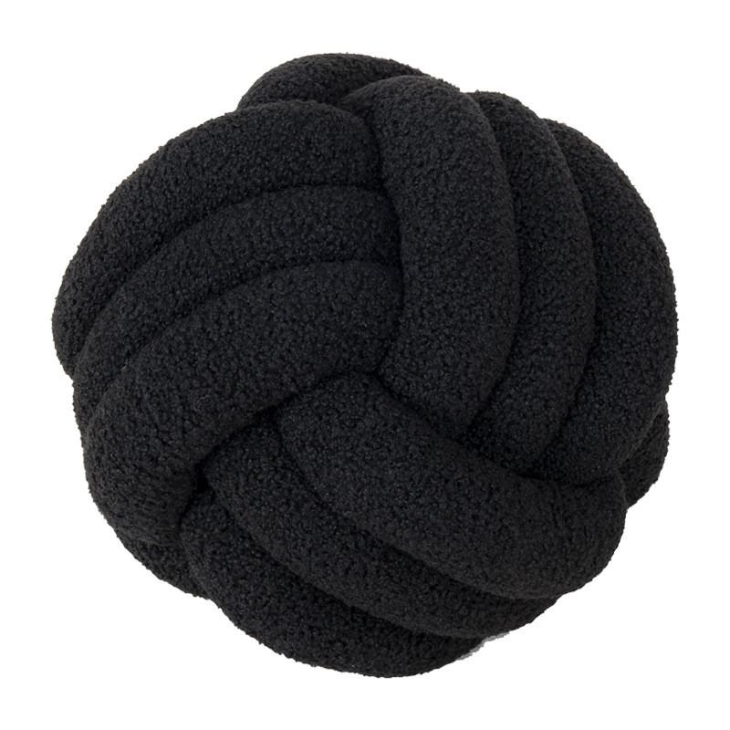 Modern Minimalist Knit Throw Pillow With Lamb Wool Cover For Home Decor And Couch Comfort
