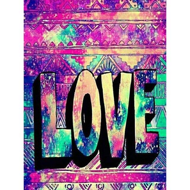 5D-Diamantgemälde zum Selbermachen, Traumfänger, Buchstabe, bunt, Kreuzstich, volle Runde, quadratisch, Diamant-Stickerei, Strasssteine, Heimdekoration