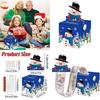 Christmas Snowman Theme Party Decor Gift Box With Paper Material For Holiday Celebrations