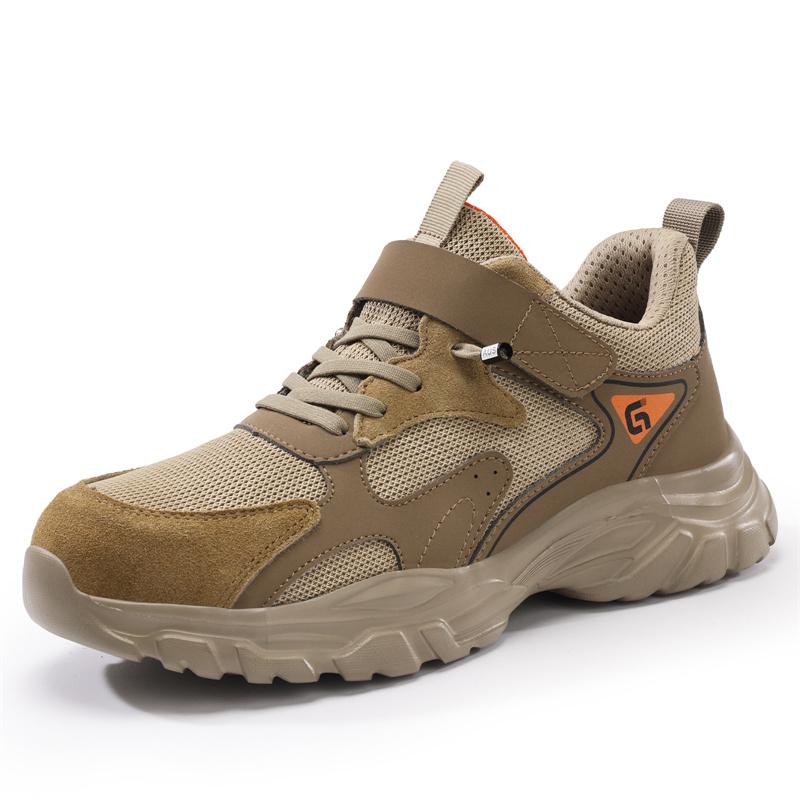 New Fashion Lightweight Men's Safety Work Shoes Comfortable Indestructible Boots Sneakers Anti Puncture Male Footwear