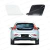 Crystal White for Volvo V40 2012 2013 2014 -  Rear Bumper Tow Hook Eye Cover