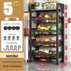 Stainless Steel Multi-Layer Kitchen Trolley for Fruits & Vegetables