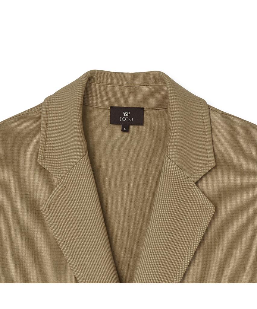 Iolo Double Jersey Jacket_Beige