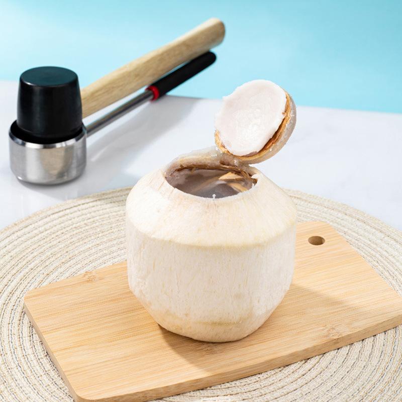 Coconut Opener Tools Creative Dual-Purpose Hand Hole Puncher Hammer Coconut Breaker Kitchen Gadgets For Fresh Coconut Water