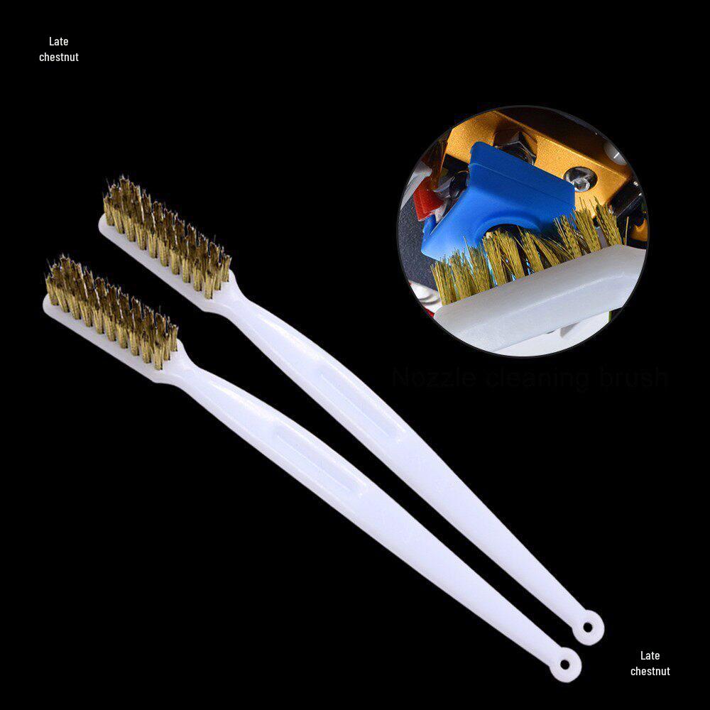 Copper Wire Brush Cleaner for 3D Printer Nozzle & Heating Block