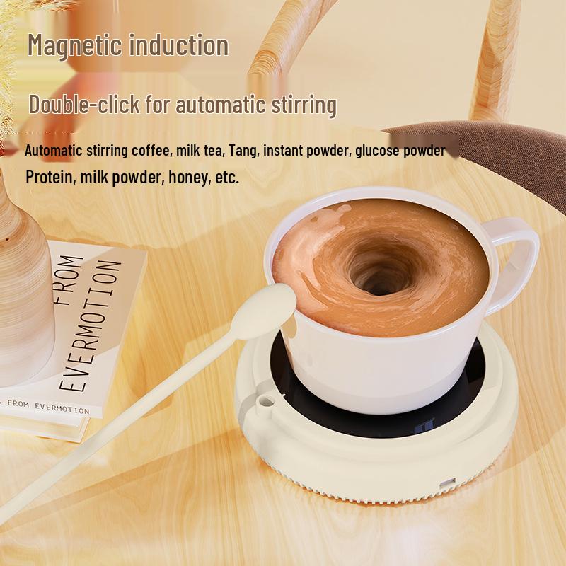 Automatic Magnetic Coffee and Milk Mixer Coaster