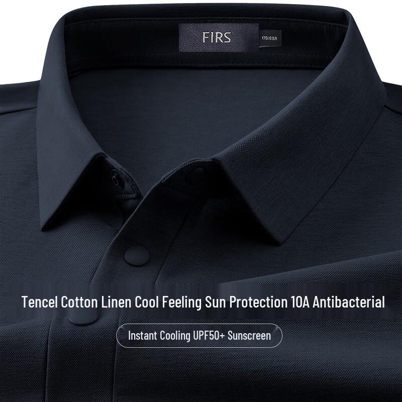 

FIRS Классическая мужская повседневная летняя рубашка-поло