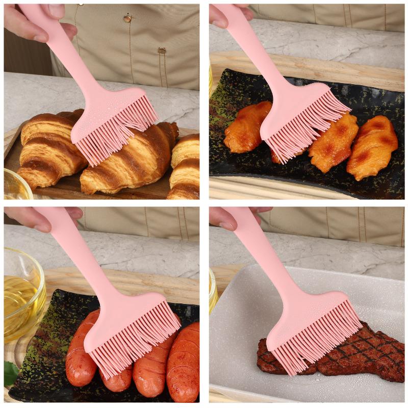 1ks velké silikonové štětce Integrovaný široký štětec na pečení chleba palačinková omáčka Kořenící štětec Grilovací štětec Kuchyňský nástroj