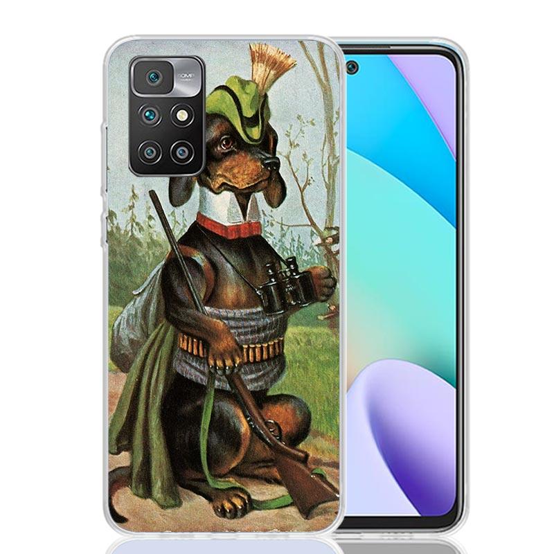Hunter Dog Hunting Phone Case For Xiaomi 14C 13C 12C 13 12 10 10A 10C 9 9A 9C 9T 8 8A 7 7A 6 6A K70 Pro K60 K40 K20 14C 13C 12C