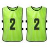 12 PCS Adults Soccer Pinnies Quick Drying Football Team Jerseys Sports Scrimmage Soccer Team