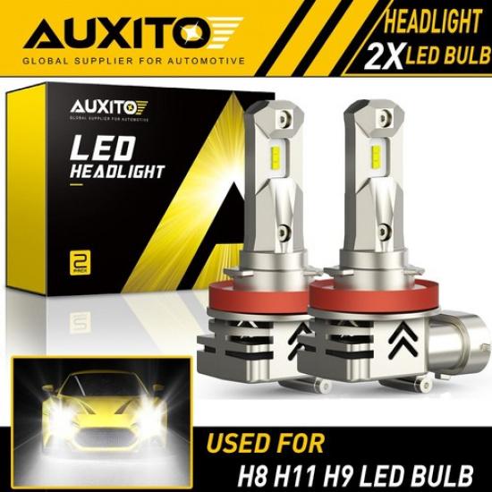 H11 H9 H8 LED Headlight Low Beam Bulb Kit 6000K White Super Bright 10S