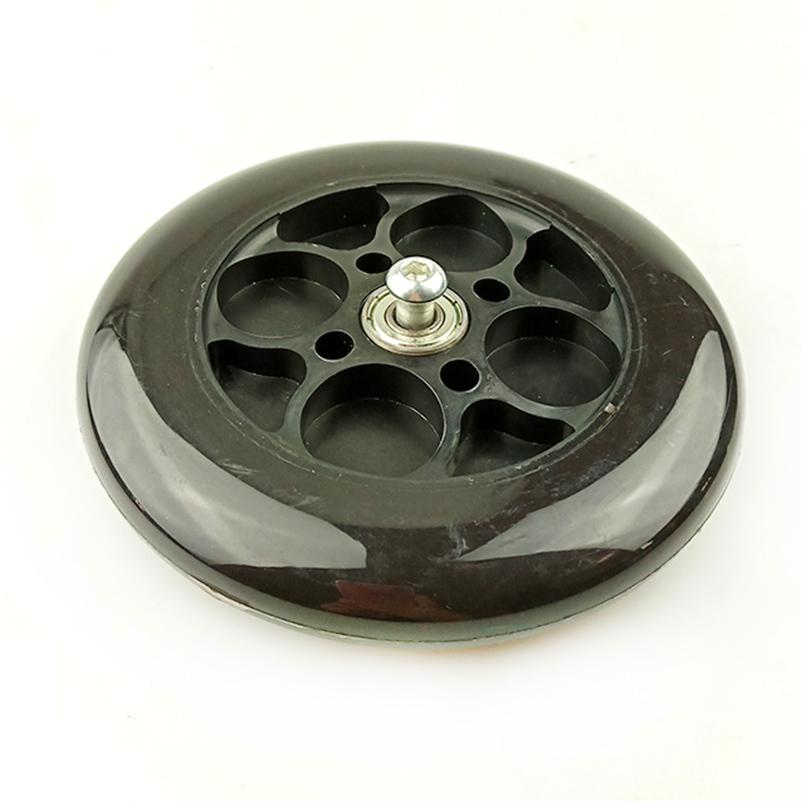 140mm PU Wheel Front Rear Belt Pulley Drive Wheel Replacement Parts For Electric Scooter Trolley Cart front