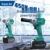 Dayi 450Nm Brushless Cordless Impact Wrench CN Plug (adapter Included)
