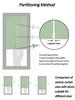 1pc Japanese-Style Door Curtain with Elegant Bamboo Design, Easy Rod Pocket Installation, Size 34x56 Inches – Perfect for Room/E