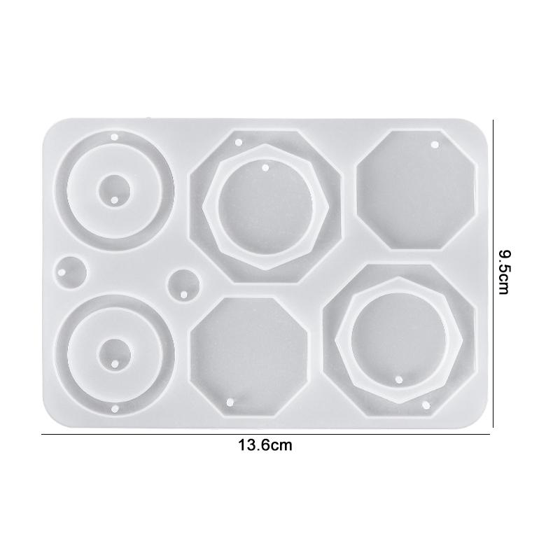 

Серьги Подвески Силиконовая Форма Круглая Сердце DIY Форма для УФ Эпоксидной Смолы Инструменты для Изготовления Украшений Ожерелье Брелок Ручная Работа Поделки