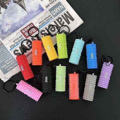 Finger-Massage Mini-Schaumstoffrolle Silikon Sport-Stil Schaumstoffrolle Form Geformtes Schmuckstück Anti-Verlust