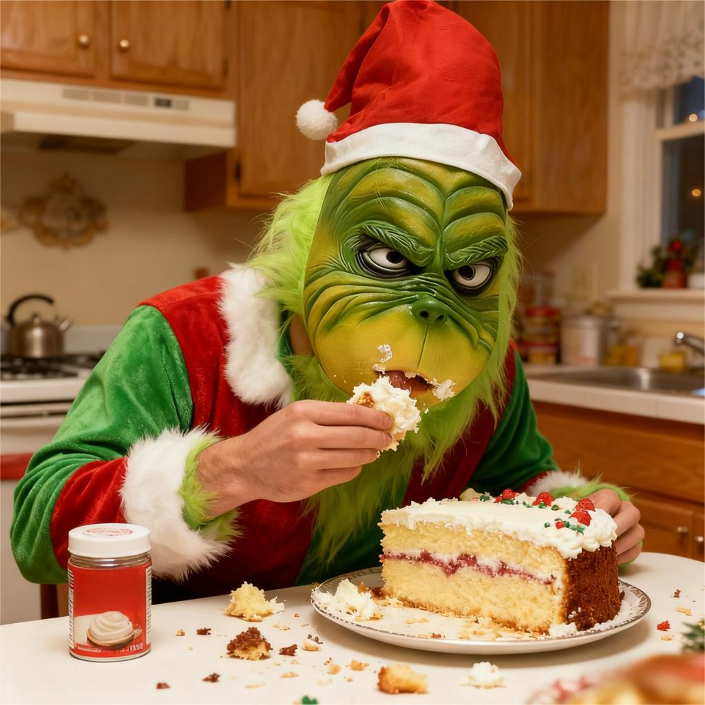 Christmas Party Role Playing Headgear Christmas Mask