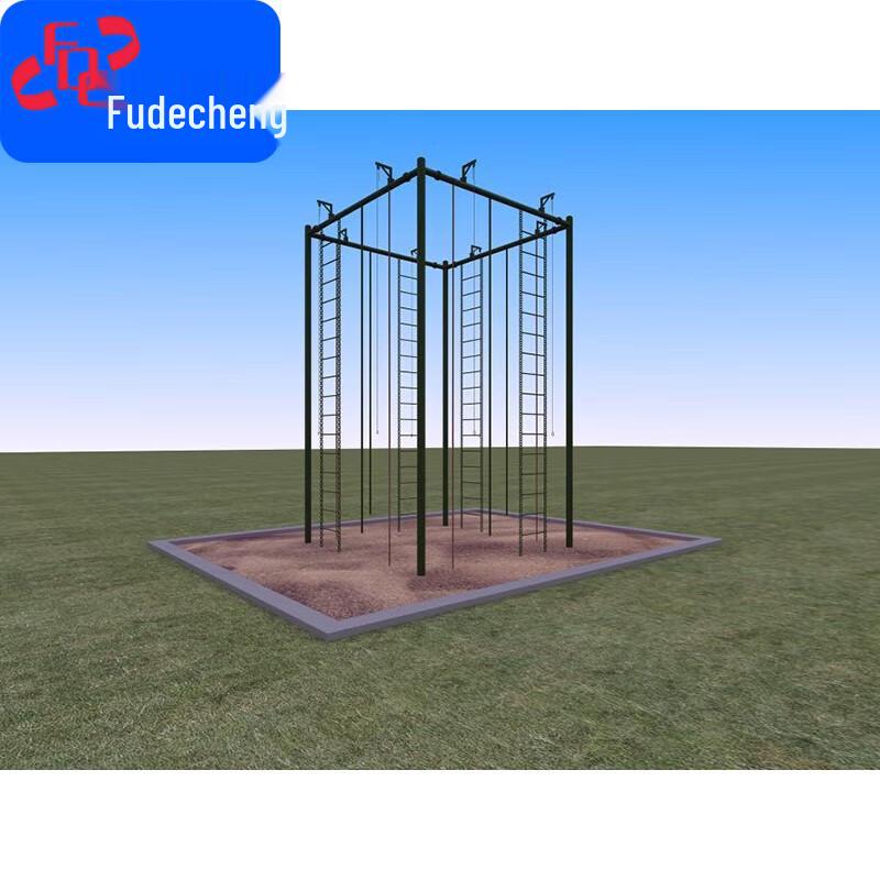 Outdoor Climbing Rope Training Frame with Fall Arrester