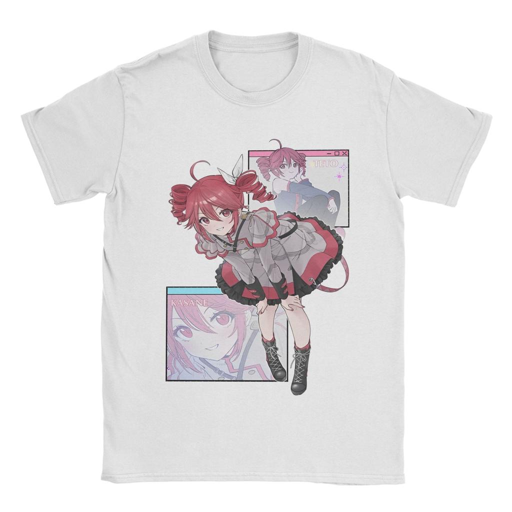 Oversized T Shirt Beach Kasane Teto  Fashion T-Shirts   Hip Hop  Cotton Tshirt for Mens Awesome Cheap Print Short Sleeve Tees