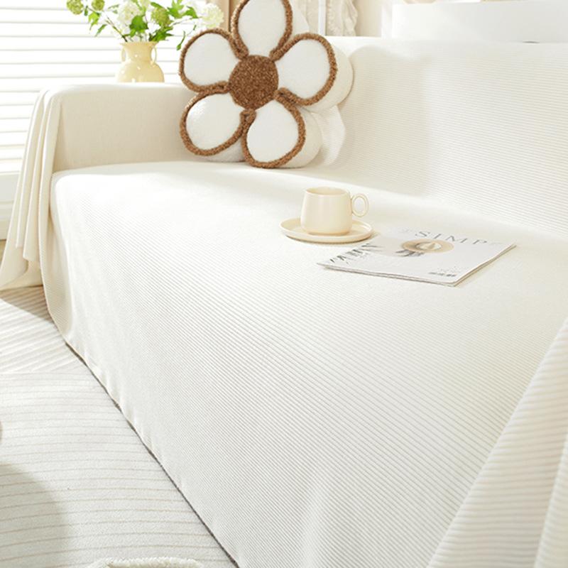 Four Seasons General New Cotton Wool Love Song Wasserdichter und rutschfester Sofabezug in Volltonfarbe, Handtuch, schlichter und modischer moderner Staubschutz