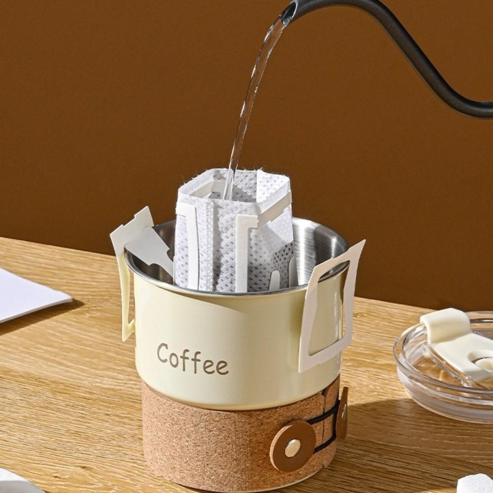 Leak-proof Portable Water Cup Heat-resistant Travel Coffee Mug Stainless Steel Coffee Cup  Car