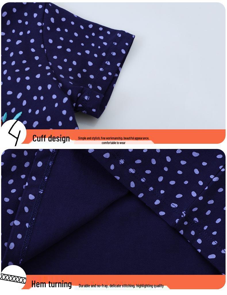 Europejskie i Amerykańskie Wiosenno-Letnie Dziewczęce Dzianinowe Sukienki Księżniczki z Kreskówkami