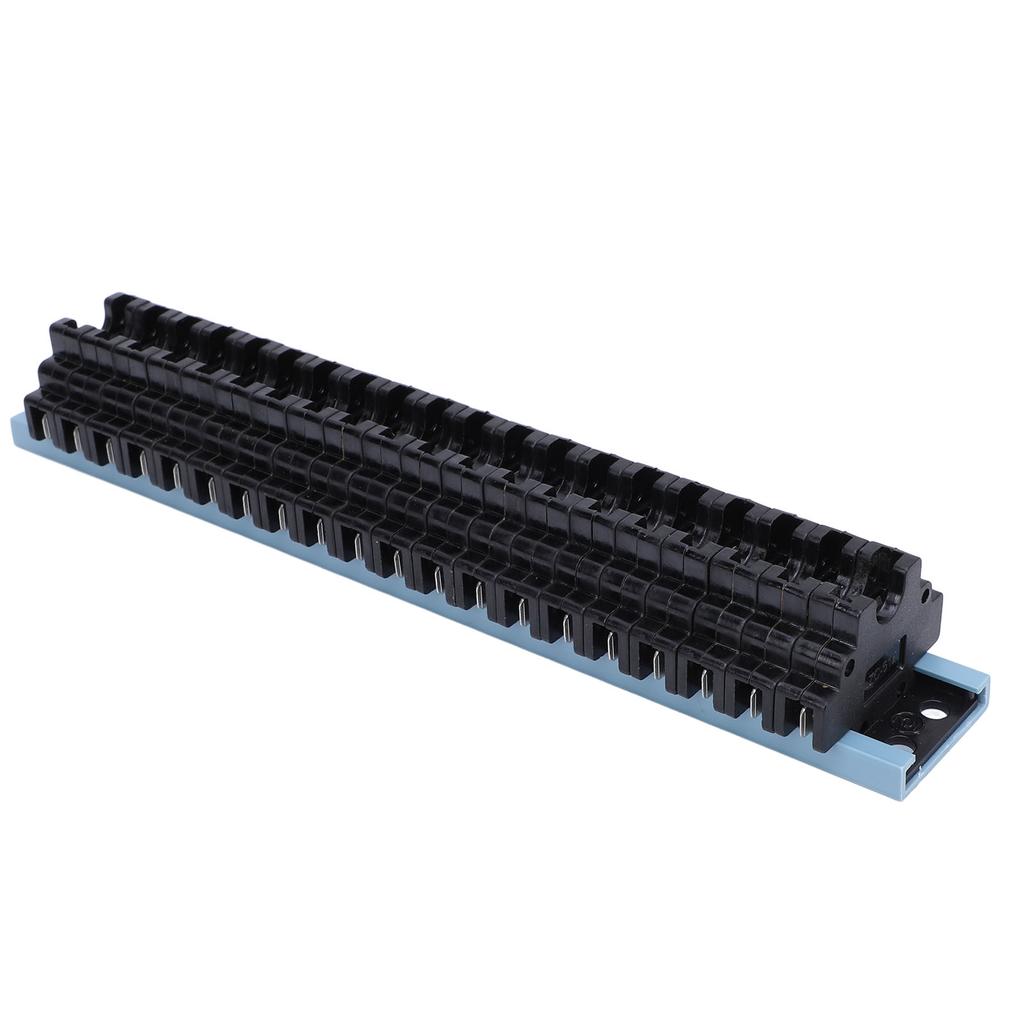 Fuse Holder 20P Combinable Detachable Fuse Block Blade Box Holder with Rail 1A30A