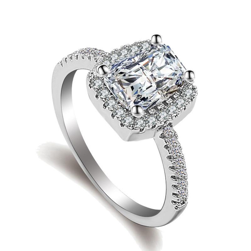 Elegant Fashion Brand Women Jewelry Wedding Engagement Ring With Timeless Design